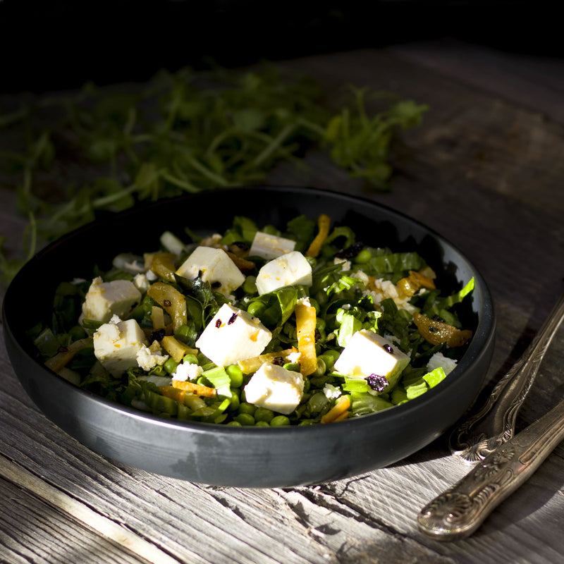 Pak Choi, Pea and Herb Salad