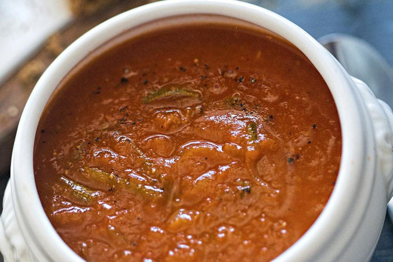 Fresh Tomato and Wholemeal Bread Soup