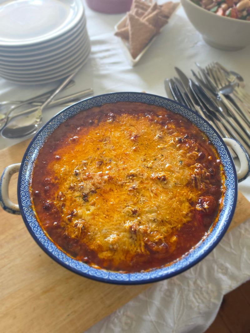 Carlin pea and n’duja gratin by Paula McIntyre