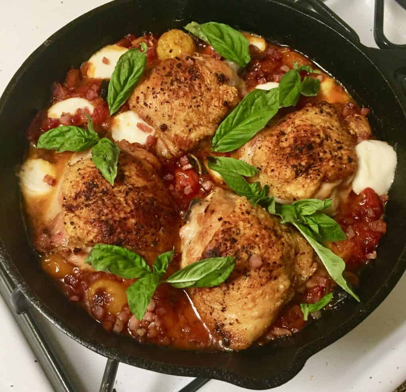 Catherine Fulvio - Tomato, Shallot and Rosemary Chicken Summer one pot (Simply Better)