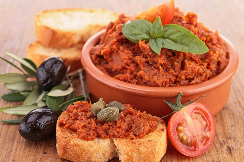 Oven Roasted Tomato Tapenade